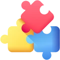 אייקון חלקי פאזל משתלבים